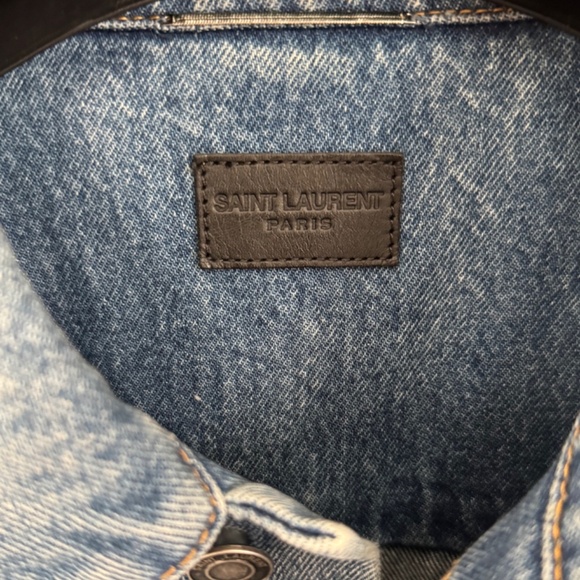 Saint Laurent Oversized Men's Jean Jacket - Like-New [48 or XL] - Picture 5 of 7
